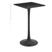 Valleta 23"W x 23"L Bar Table - Black - ZUO6146