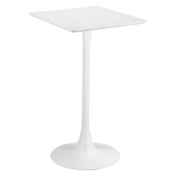 Valleta 23"W x 23"L Bar Table - White 