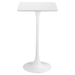 Valleta 23"W x 23"L Bar Table - White - ZUO6248