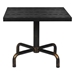 Neum 35"W x 35"L Bistro Table - Black - ZUO6393