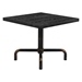 Neum 35"W x 35"L Bistro Table - Black - ZUO6393