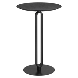 Derry 23"W x 23"L Counter Height Table - Black 