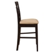 Gabriel Lattice Back Counter Chair Cappuccino - Set of 2 - COA1060