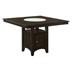 Gabriel 51"W x 51"L Counter Height Dining Table Cappuccino