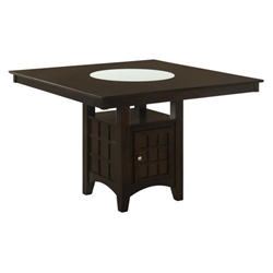 Gabriel 51"W x 51"L Counter Height Dining Table Cappuccino 