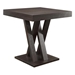 Freda 35"W x 35"L Square Counter Height Dining Table - Cappuccino - COA1075