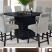 Stanton 53"W x 53"L Square Counter Height Dining Table - Black - COA1126