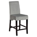 Stanton Counter Chair with Grey Velvet Upholstery and Black Finish Legs - Set of 2 - COA1128