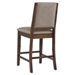 Patterson Upholstered Counter Chair with Mango Oak Finish Frame and Beige Fabric - Set of 2 - COA1406