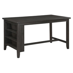 Elliston 66"W x 36"L Counter Height Dining Table - Dark - Grey 