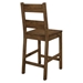 Coleman Wood Counter Chair with Straight Profile Seat - Rustic Golden Brown Finish Frame - Set of 2 - COA1848