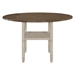 Sarasota 42"W x 42"L Extension Counter Dining Table Rustic Cream - Nutmeg Finish Legs - COA1886