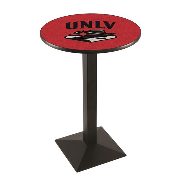 L217 University of Nevada Las Vegas 36" Tall Pub Table - Black Wrinkle  