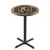 L211 Vegas Golden Knights 36" Tall Pub Table - Black Wrinkle