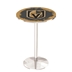 L214-03 Vegas Golden Knights 36" Tall - 36" Top Pub Table - Chrome