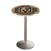 L214 Vegas Golden Knights 36" Tall - 36" Top Pub Table - Stainless