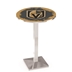 L217-03 Vegas Golden Knights 36" Tall Pub Table - Chrome