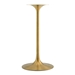 Lippa 28" Square Wood Grain Bar Table - Gold Natural - MOD10580