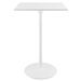 Lippa 28" Square Wood Top Bar Table - White - MOD1961