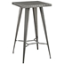 Direct Metal Bar Table - Gunmetal