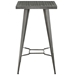 Direct Metal Bar Table - Gunmetal - MOD2325