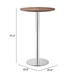 Bergen Bar Table - ZUO3781