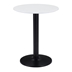 Alto White and Black Bistro Table