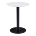 Alto White and Black Bistro Table - ZUO5008