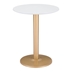 Alto White and Gold Bistro Table