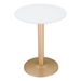 Alto White and Gold Bistro Table - ZUO5009