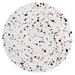 Lippa 28" Round Terrazzo Bar Table - Black White - MOD11242