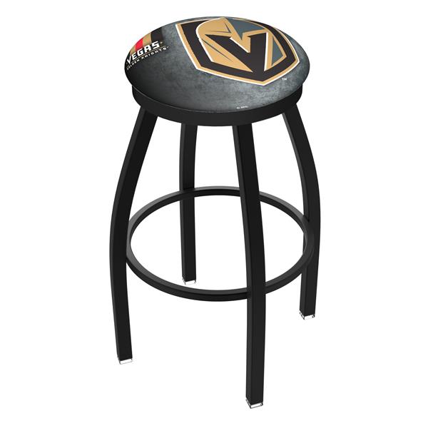 L8B2B-03 Vegas Golden Knights 36-Inch Swivel Bar Stool with Black Wrinkle Finish 